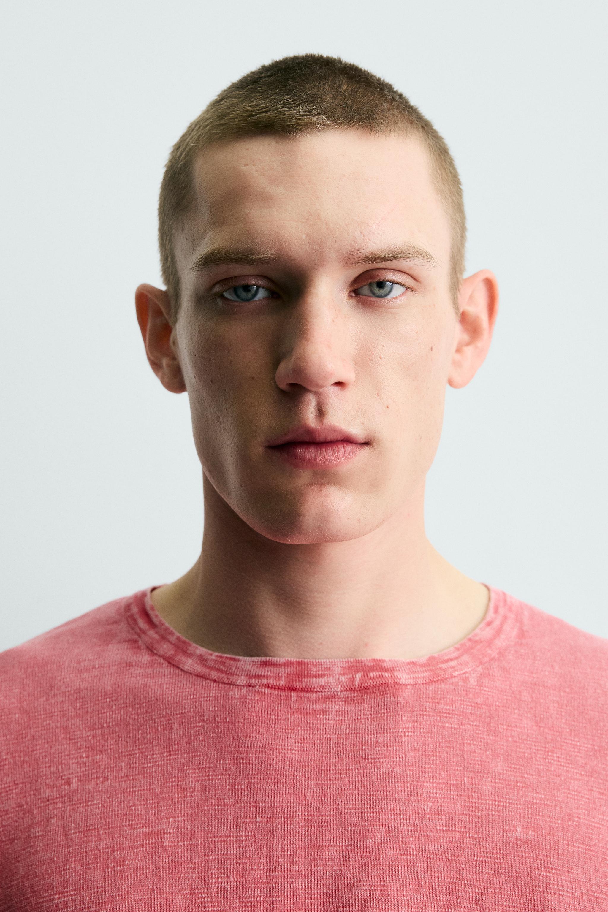 FLAMÉ TEXTURED KNIT T-SHIRT